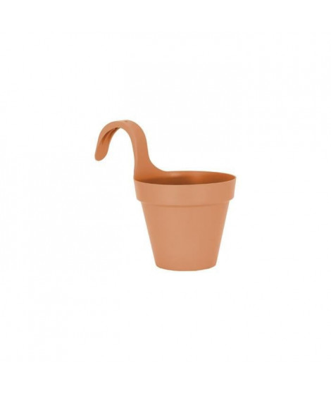 ARTEVASI Pot de fleurs Capri pour balcon individuel - 3,5 L - 20 x 30,5 x 28 cm - Terre cuite claire