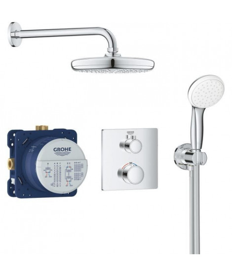 GROHE Set de douche avec Tempesta 210 Grohtherm 34729000