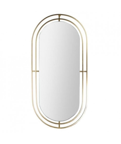 HOME DECO Factory Miroir métal - Doré M4 HD2257