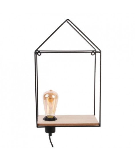 HOME DECO Factory Etagere déco lumineuse Maison Filaire - 41 cm M6 LA12091