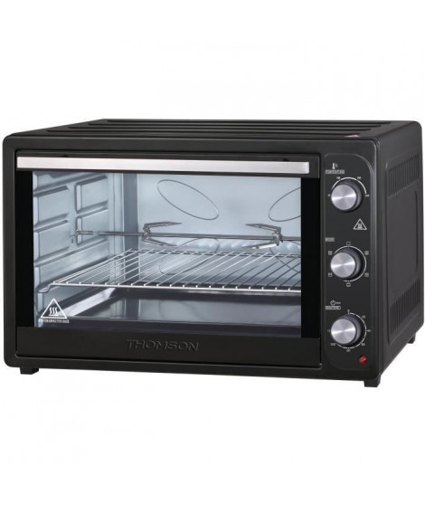 THOMSON THEO20100MCB Four électrique Four multifonction 100L - 2200 W - Convection naturelle - Chaleur tournante - Noir