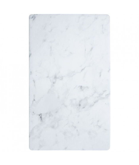 Tapis de cuisine Marble - 45 x 75 cm - Blanc