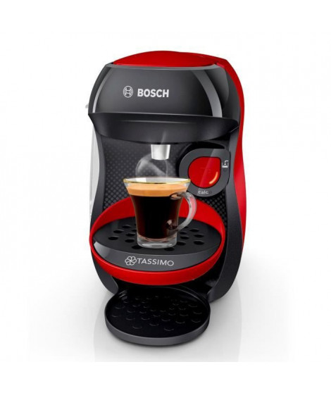 BOSCH - TASSIMO - T10 HAPPY - Machine a café multi-boissons rouge et anthracite