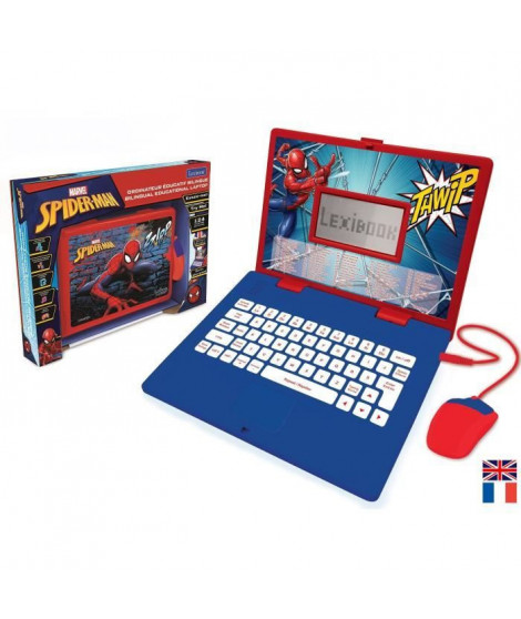 SPIDER-MAN Ordinateur éducatif bilingue (FR/EN) enfant LEXIBOOK - 124 activités