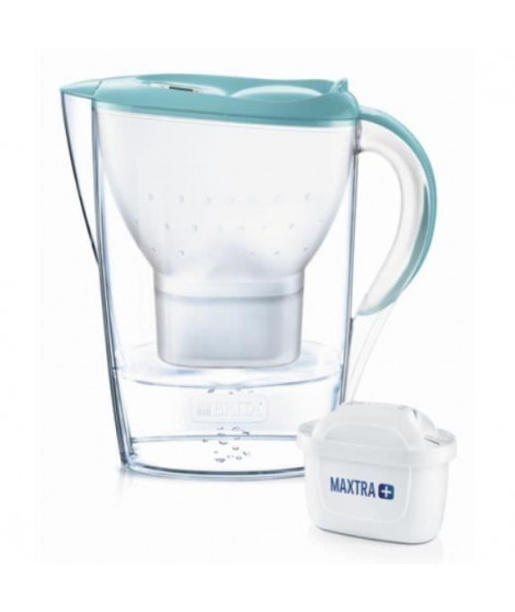 BRITA 1039543 Carafe Filtrante Marella 2 Cartouches Maxtra+-Bleu Pastel