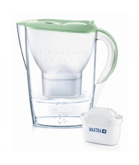 BRITA 1039545 Carafe Filtrante Marella 2 Cartouches Maxtra+-Vert Pastel