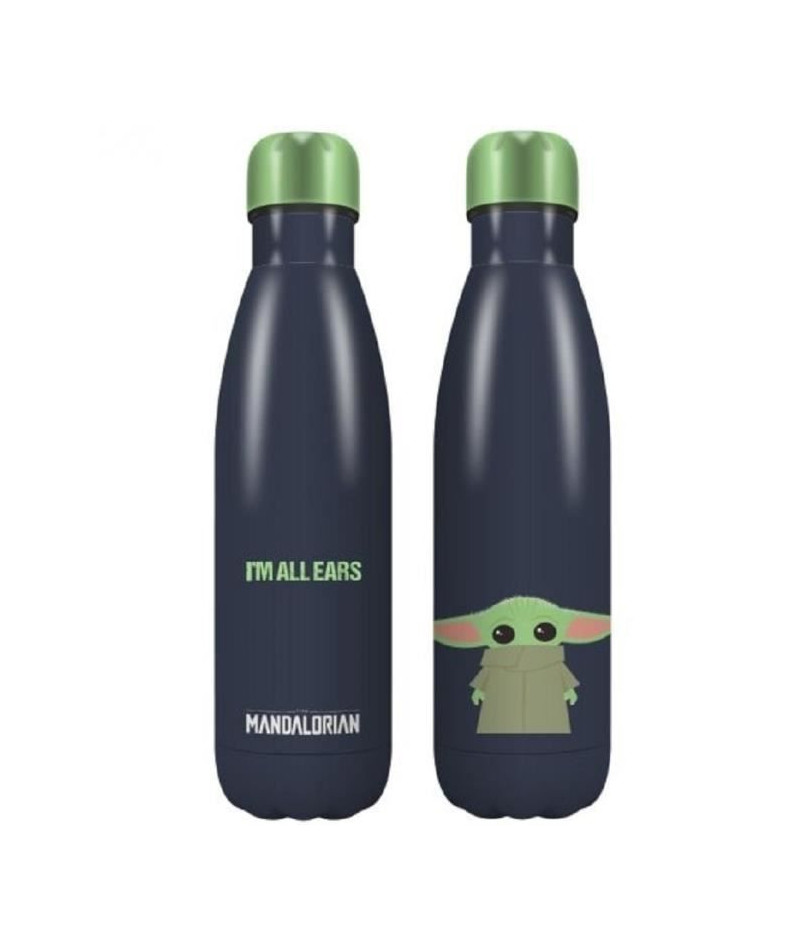 Bouteille Isotherme En Aluminium Baby Yoda The Child Star Wars Mandalorian 21 Cm 600ml Alienor Loisirs Com