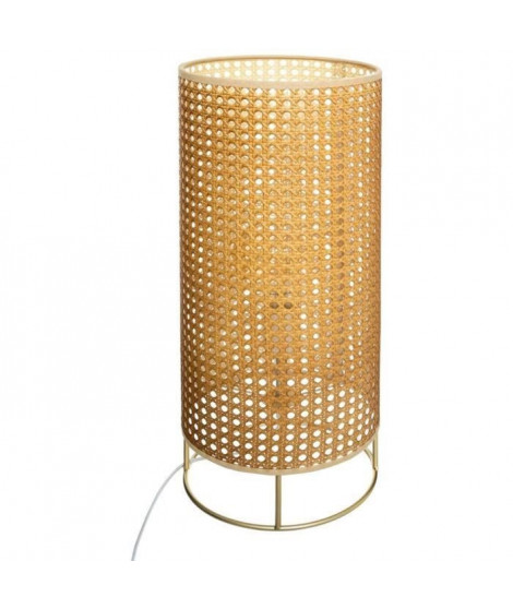 Lampe cannage Amel - H.52 cm