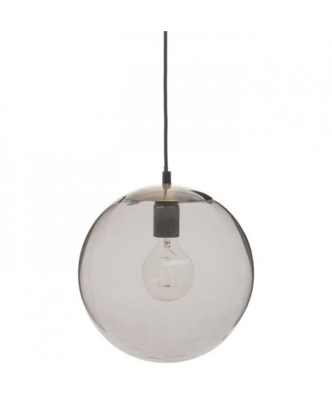 Suspension boule en verre fumé Archi - Ø 25 cm