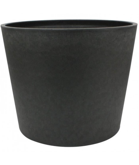 JANY FRANCE Pot de fleurs rond Actual - 35 x 32 cm - Gris anthracite