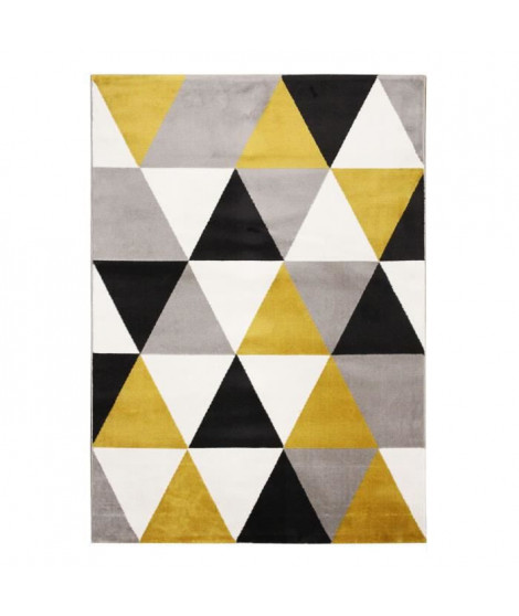 TAO SCANDI Tapis de salon - 120 x 170 cm - Polypropylene - Jaune