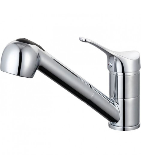 ESSEBAGNO TARGET Mitigeur EVIER A DOUCHETTE CHROME/ Mitigeur évier a douchette hauteur 172mm/Base diametre 52mm