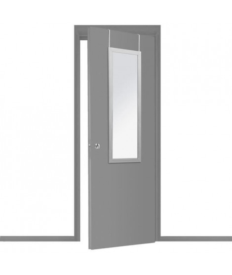 Miroir de porte class - 36 x 110 cm - Argent