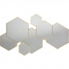 Miroir multi Hexago Lila - 61 x 37 cm - Or