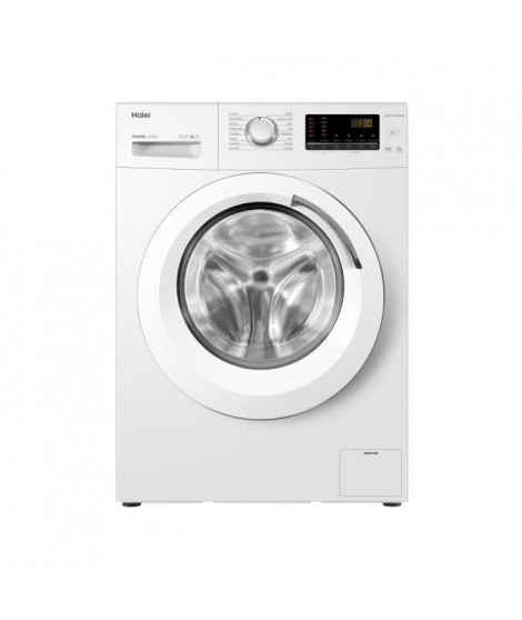 Lave-linge hublot HAIER HW07CPW14639N - 7 kg- Classe A+++ - 1400 tours/min - Blanc