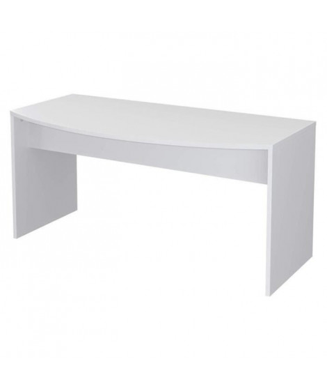 Bureau classique - Blanc - L 160 x P 80 x H 75 cm - KRONO