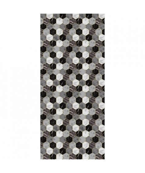 Tapis 100% vinyle VIF 32956 - 1,5 mm - 49,5 x 112 cm - Noir