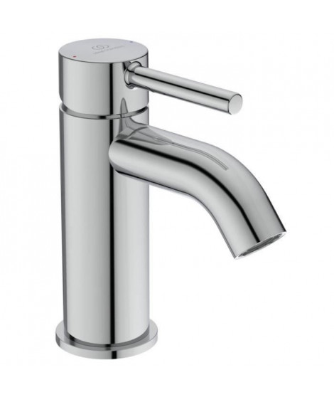 Mitigeur lavabo monocommande avec bonde métal - KOLVA - Chrome - Ideal Standard