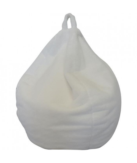 COTTON WOOD Poire Lover Fausse fourrure - D70 x H 90 cm - Blanc