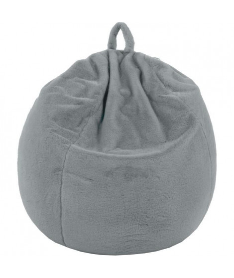 COTTON WOOD Poire Lover Fausse fourrure - D 70 x H 90 cm - Gris