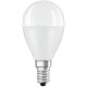 OSRAM Ampoule LED Sphérique dépolie avec radiateur 8W équivalent 60W E14 - Blanc chaud