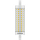 OSRAM Ampoule LED Crayon 118mm - variable 15W équivalent 125W R7S - Blanc chaud