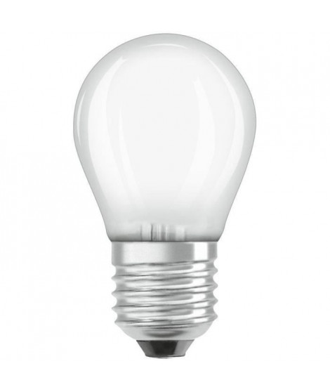 OSRAM Ampoule LED Sphérique verre dépoli - 4 W  40 W - E27 - Blanc froid