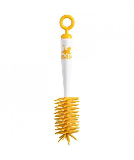 DISNEY Goupillon + brosse tétine Roi lion - Manche et goupillon en polyprolylene - Picot caoutchouc