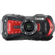 RICOH WG 60 Rouge - Appareil Photo Compact Etanche, Robuste et Leger - 3 modes de stabilisation - Zoom 5x grand-angle - 6 LED…