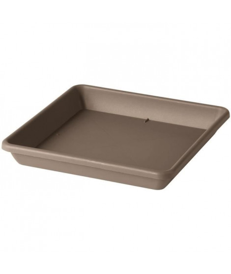 DEROMA Soucoupe pour pot de fleurs Carré Day R Camel - 50 cm