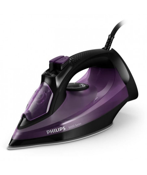 PHILIPS DST5030/80 - Fer vapeur Serie 5000 - 2400W - Débit de vapeur continu 45g/min - Effet pressing 180g - Semelle SteamGli…