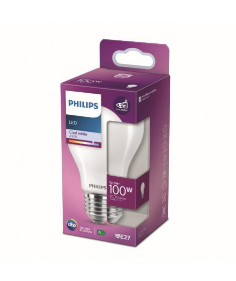 Philips Ampoule LED Equivalent 100W E27 Blanc froid Non Dimmable