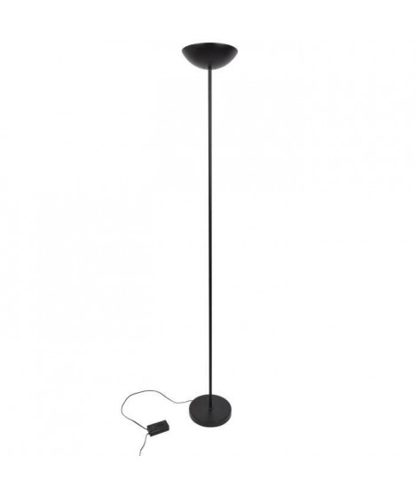 COREP Lampadaire en métal Halogene - Ø24 cm - Noir