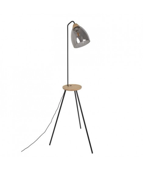 COREP Lampadaire en métal et verre USB TRAY