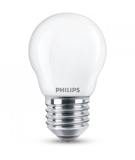 PHILIPS LED Classic 25W Sphérique E27 Blanc Chaud Dépolie Non Dimmable