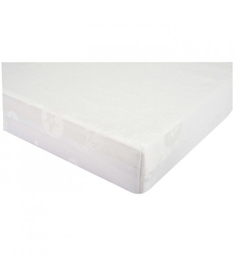 DOMIVA Matelas pure droit polybambou - 60 x 120 cm - Ecru