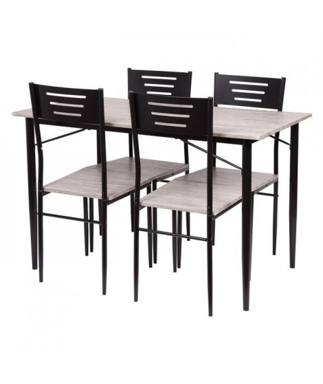 Ensemble de 1 table avec 4 chaises - SANDRO