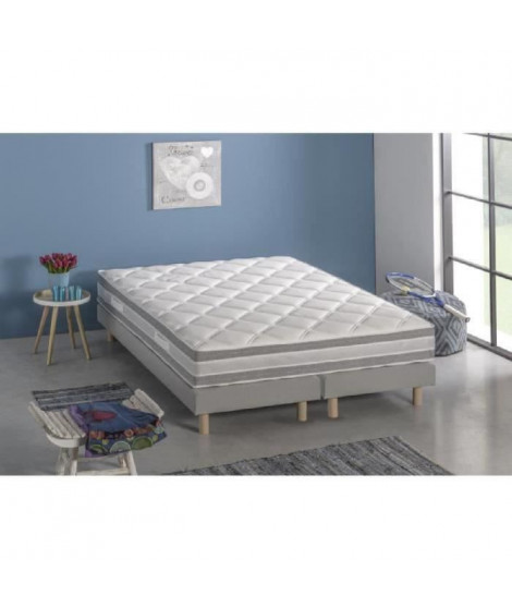 Ensemble matelas + sommiers ANKKA 180x200 - Ultra respirant - 5 zones - Tres Ferme - DEKO DREAM