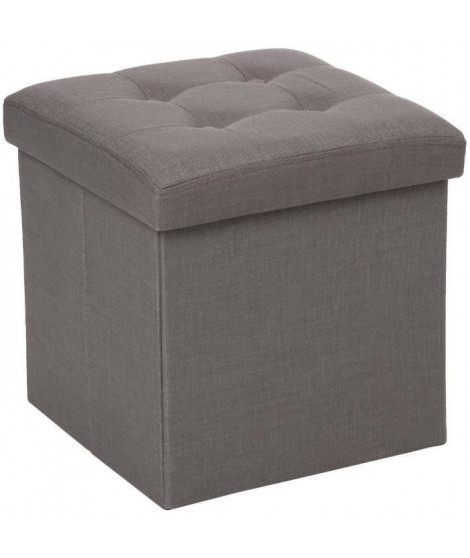 Pouf pliant Lysandre - Gris