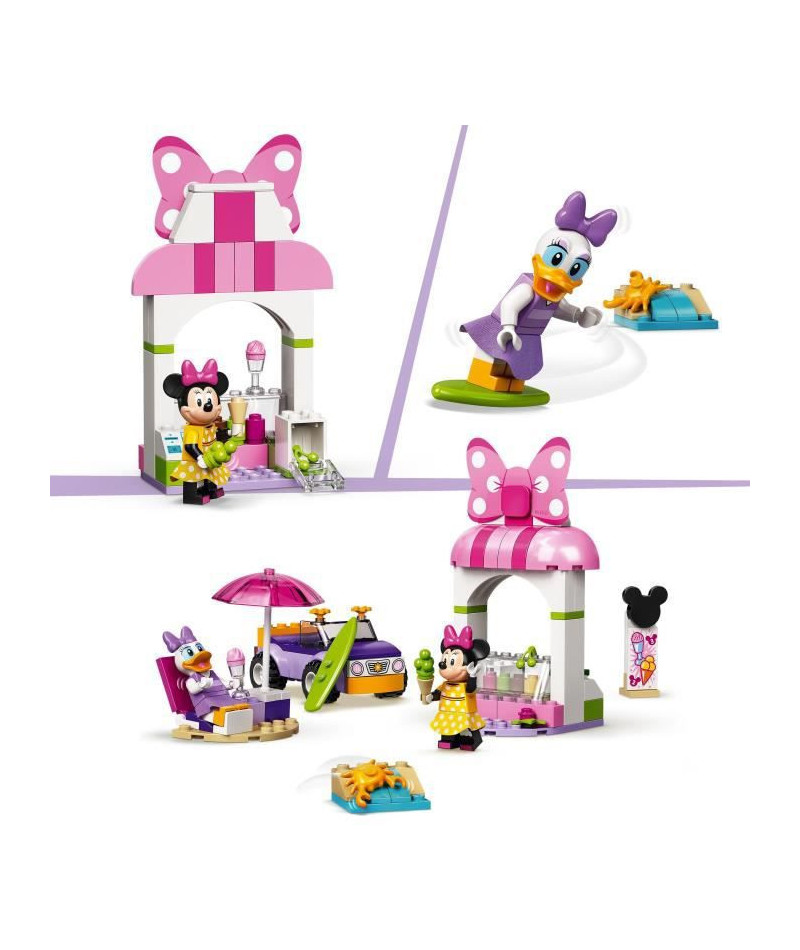 LEGO 10773 Disney Le Magasin de Glaces de Minnie Mouse Jouet Enfants 4 Ans avec Figurine Daisy 
