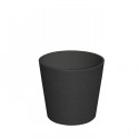 JANY FRANCE Pot rond dustwood Verve Actual - Ø 35 x H 32 cm - Gris anthracite