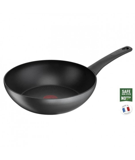 TEFAL G2871902 La Recylée poele Wok 28cm, 100% Aluminium recyclé, revetement anti-adhésif, tous feux dont induction