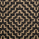 ATMOSPHERA Tapis jute coton - 120x170 cm - Noir