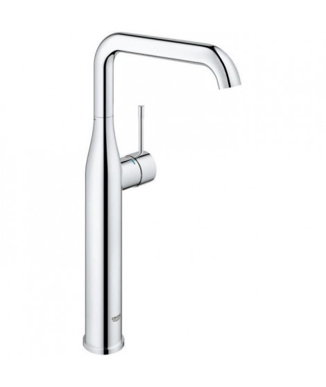 GROHE Mitigeur lavabo Essence 32901001 - Bec haut pivotant 360° - Limiteur de température - Economie d'eau - Chrome -Taille XL