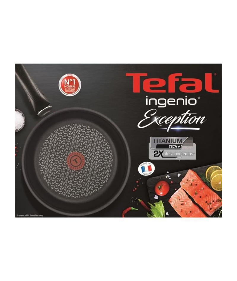 TEFAL INGENIO Batterie de cuisine 10 pieces, Induction, Revetement