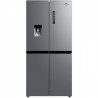 CONTINENTAL EDISON CERANF544DDIX - Réfrigérateur multi portes - 467 L (327L + 140 L) - No frost - A+ - L 83,3 x H 177,5 cm - …