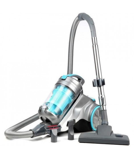 CONTINENTAL EDISON Aspirateur traîneau sans sac Silentium - 800W - 76 dB - A - Bleu