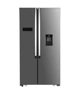CONTINENTAL EDISON Réfrigérateur américain 529L Total No Frost avec distributeur d'eau autonome, VCM inox