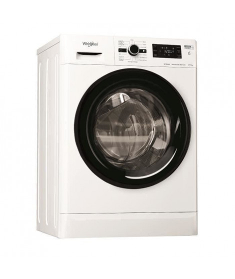 Lave-linge séchant WHIRLPOOL FWDGP861483BVFRN FreshCare - Lavage 8 kg / Séchage 6 kg - Classe A - 1400 tours/min - Blanc