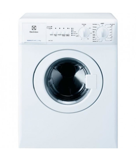 Lave-linge hublot compact ELECTROLUX EWC1051 - 3 kg - 1000 tours/min -Blanc